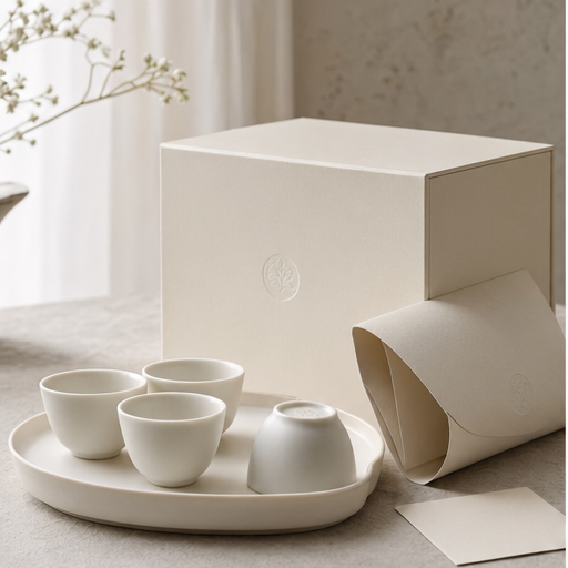 Coordinated porcelain tea gift set